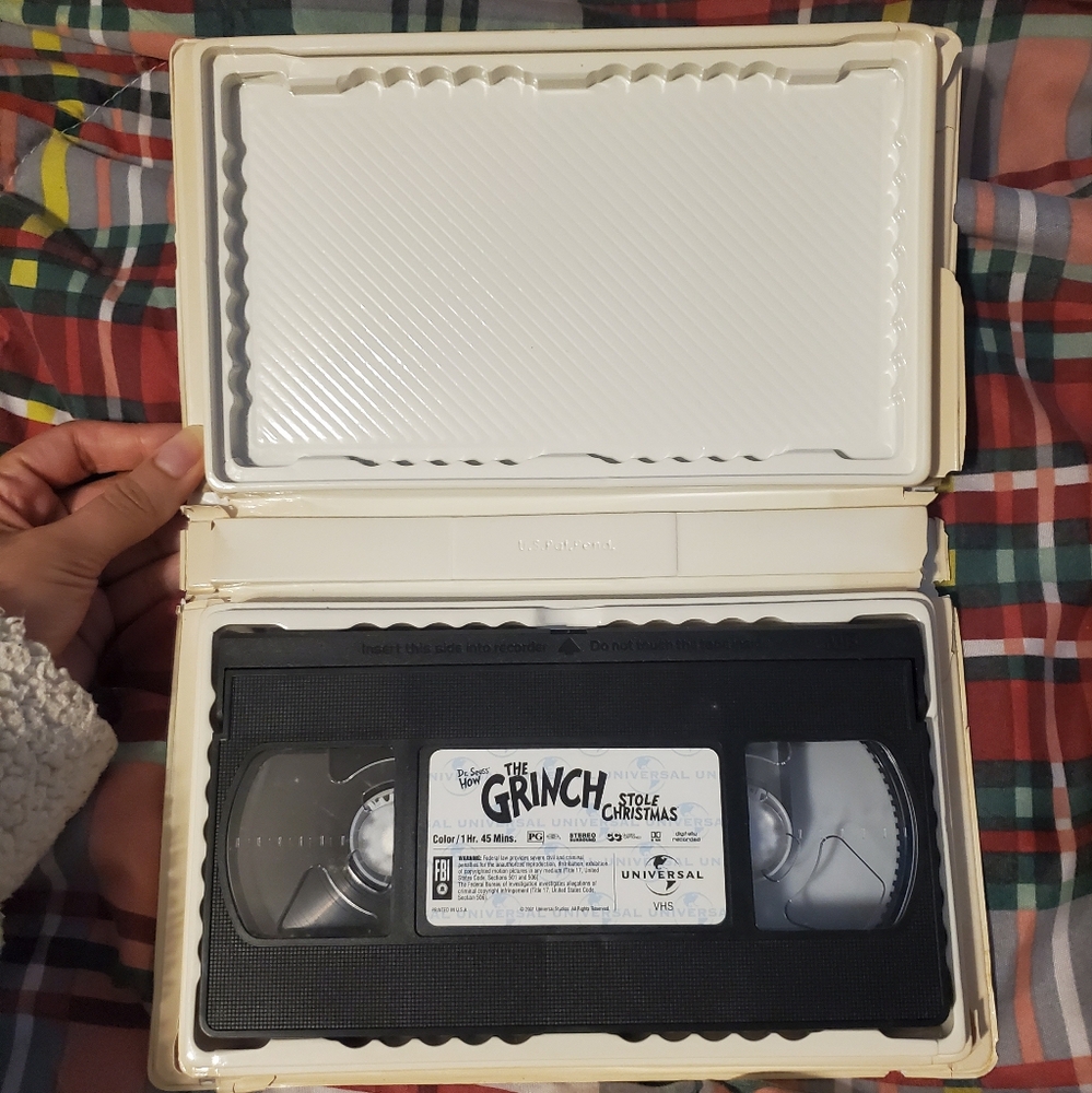 Free w/Purchase | Dr. Seuss' How The Grinch Stole Christmas VHS Tape - UNTESTED - Picture 3 of 10